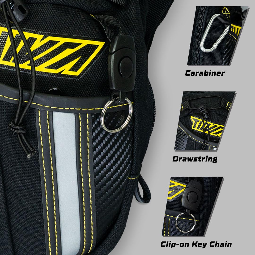 Tiivra Wingman Tactical Waist and Thigh Bag (Black)