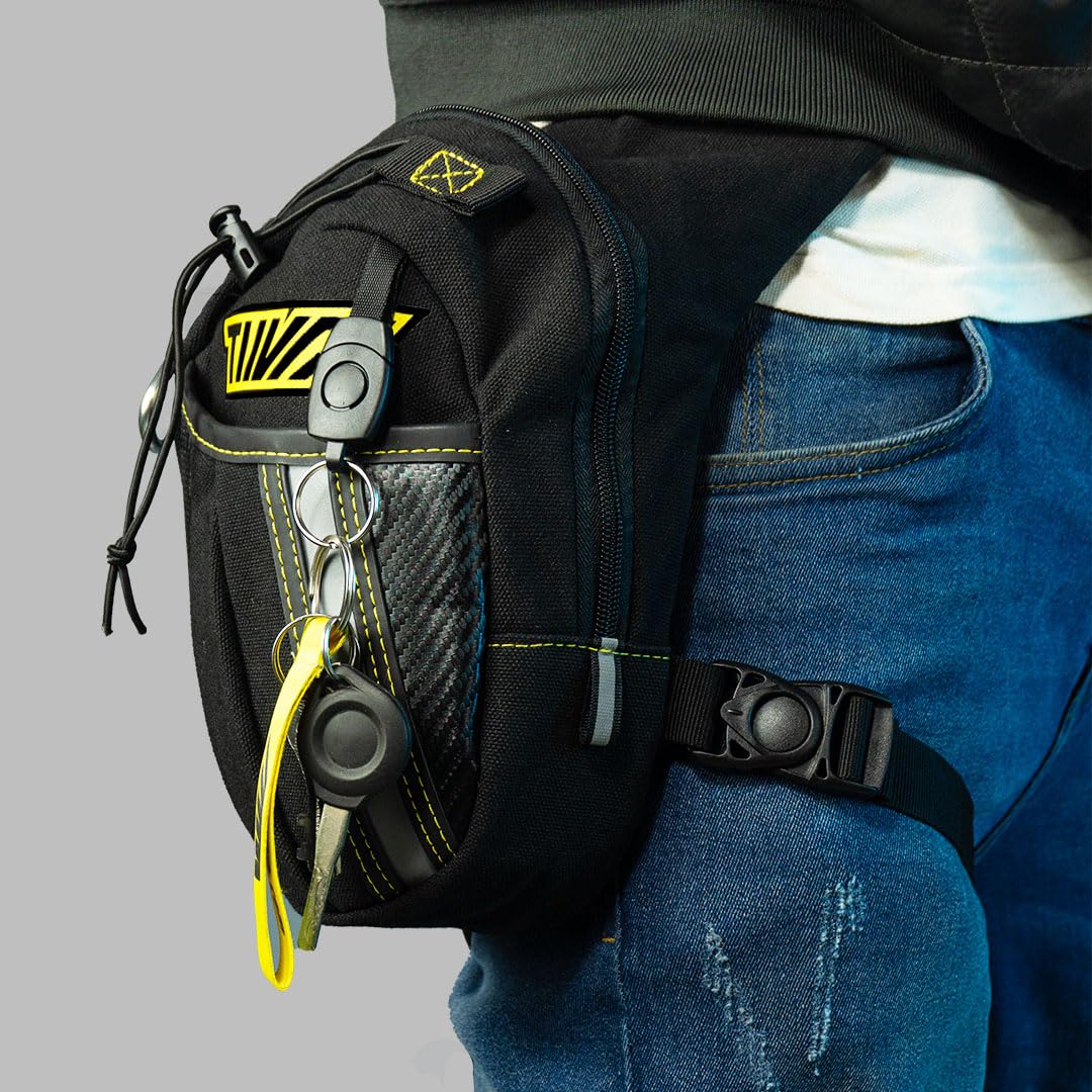 Tiivra Wingman Tactical Waist and Thigh Bag (Black)